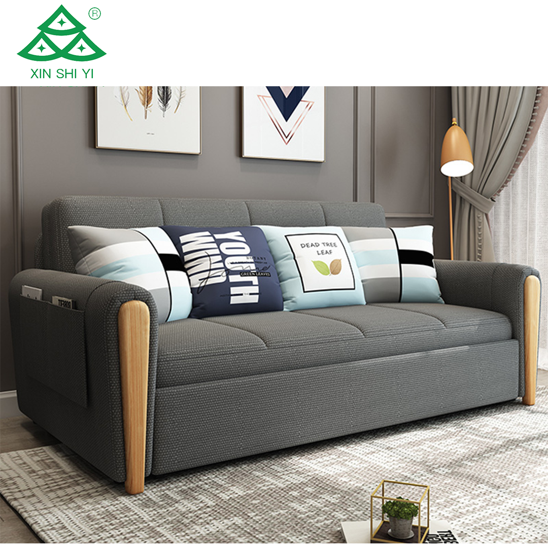 Modern Fabric Upholstery Foldable  Sofa Bed